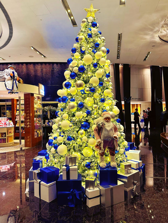 魔都聖誕限定朗廷酒店換裝夢幻藍！