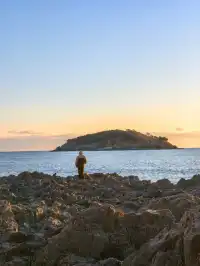 大連傅家莊的落日熔金