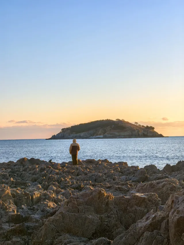 大連傅家莊的落日熔金 大連傅家莊的落日熔金