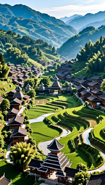 광시 산장 청양팔채 여행 가이드