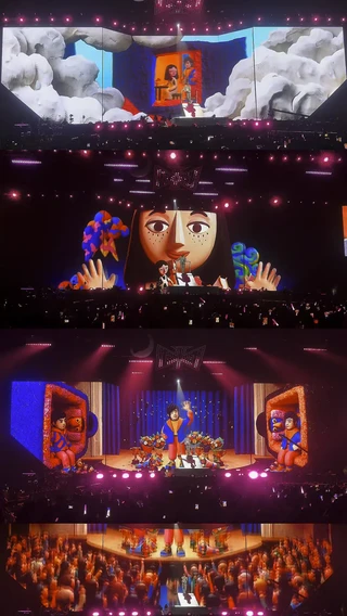 Live visuals created for Fu Xinbo’s tour