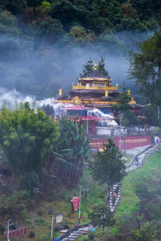 Healing trip to an ancient temple amid a sea of clouds