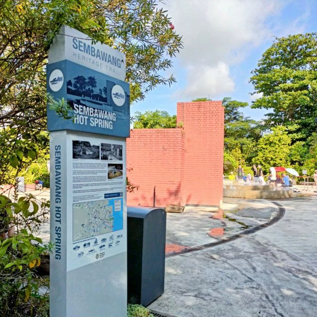 Natural Hot Spring Footbath in Sembawang 