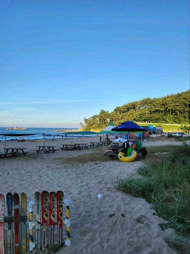 조용하고 한적한 프라이빗 비치 솔개해수욕장🏖