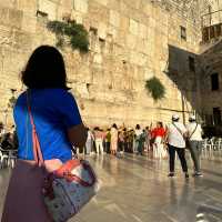 The Western Wall or Wailing Wall 