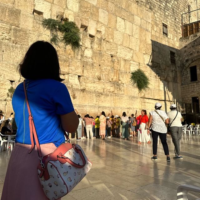 The Western Wall or Wailing Wall 
