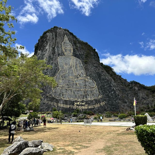 Pattaya Buddha Image on the mountain