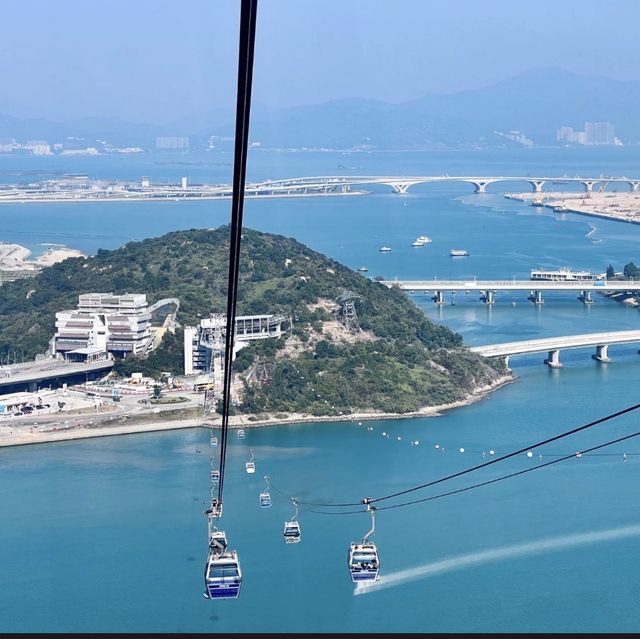 征服高山⛰️昂坪360纜車🚡