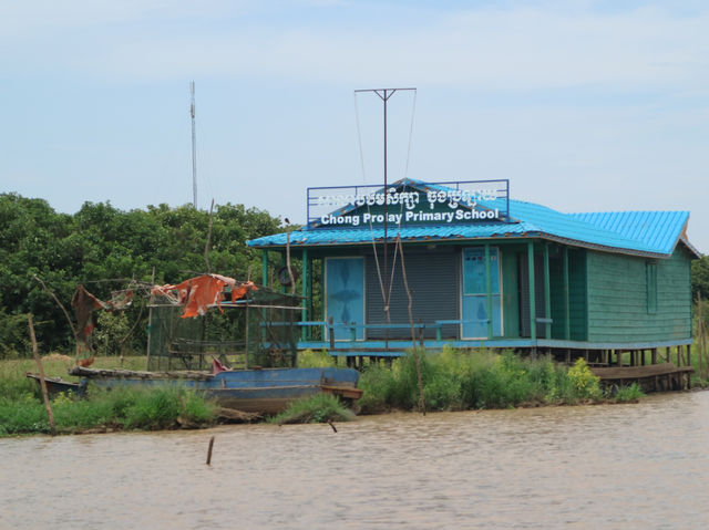 柬埔寨tonle sap river 遊船河之旅！