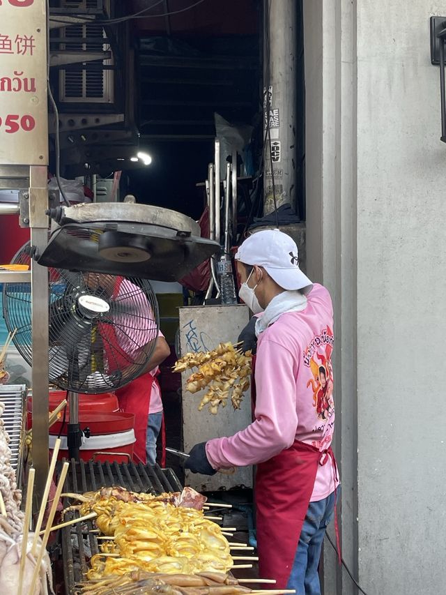 ปลาหมึกย่าง เยาวราช📍 