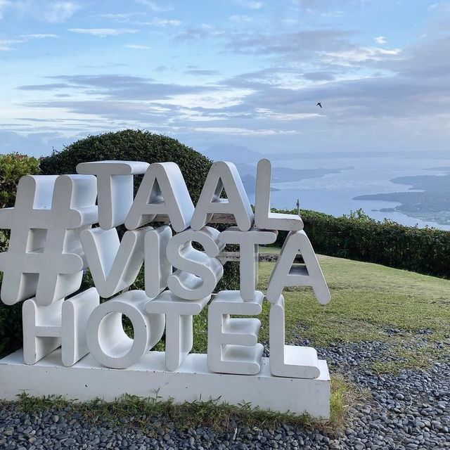 Scenic View at the top of Taal Vista Hotel 