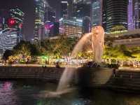 Marina bay sandsでnight show🌃🌙