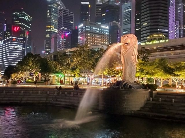 Marina bay sandsでnight show🌃🌙
