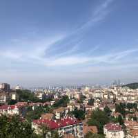 중국 칭다오의 풍경을 한 눈에 볼 수 있는, 신호산 공원