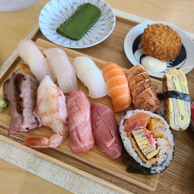 제주 연동 맛집)오키니 - 두툼한 사이즈의 초밥이 일품인 곳. 제주시내 가성비 초밥집
