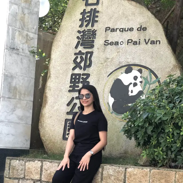 Panda  🐼 𝚒𝚗 𝙼𝚊𝚌𝚊𝚞 #Travelgoals