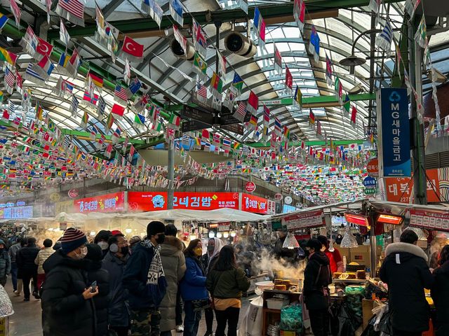 🇰🇷 廣藏市場攤檔亂入初體驗 🧑🏻‍🍳❄️