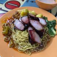 Juicy & Fresh Char Siew Wonton Noodles~