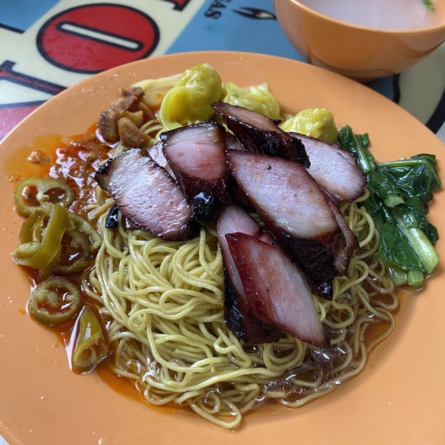 Juicy & Fresh Char Siew Wonton Noodles~