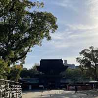 【福岡　箱崎】筥崎宮で銭洗い御神水