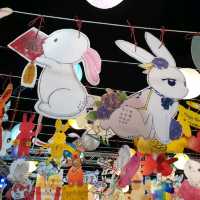 羅東粉紅大兔子燈與童趣光廊