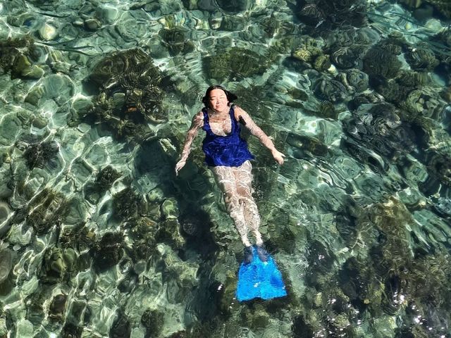 #no filter🌊純天然碧海藍天美人魚🧜🏻‍♀️