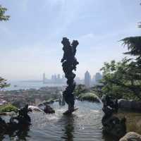  중국 칭다오의 풍경을 한 눈에 볼 수 있는, 신호산 공원
