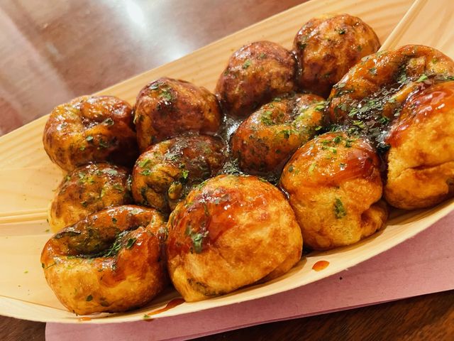 たこ焼き巡り in 道頓堀