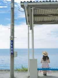 【愛媛】海を目の前に見られる駅へ