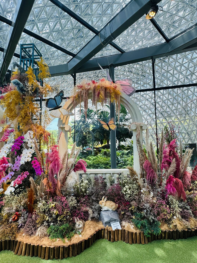 【シンガポール】ガーデンズ・バイ・ザ・ベイに行くなら合わせて行きたい！お花に囲まれた可愛い映えスポット