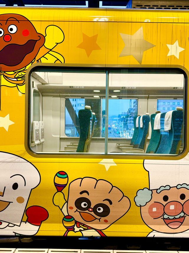 來日本🇯🇵必坐麵包超人列車🚂