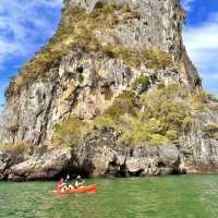 A hidden gem awaits at Railay Beach – a slice of heaven accessible only by boat!