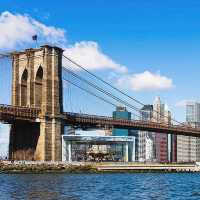 City Skyline Serenade: Brooklyn Bridge's Timeless Charm