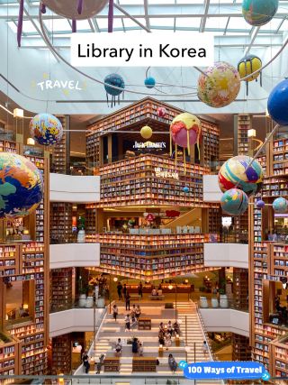The most beautiful library in Korea 📚 