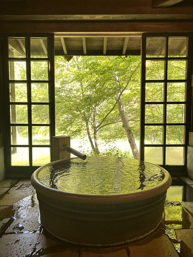 【熊本・黒川温泉】緑を眺めながら入る温泉が最高