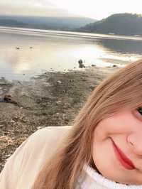 ชมวิวฟูจิหน้าหนาว ที่ริมทะเลสาบคะวะงุชิ 🗻🏞️