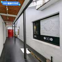 打開白色小屋的紅色大門，台南設計師旅店：8又二分之一