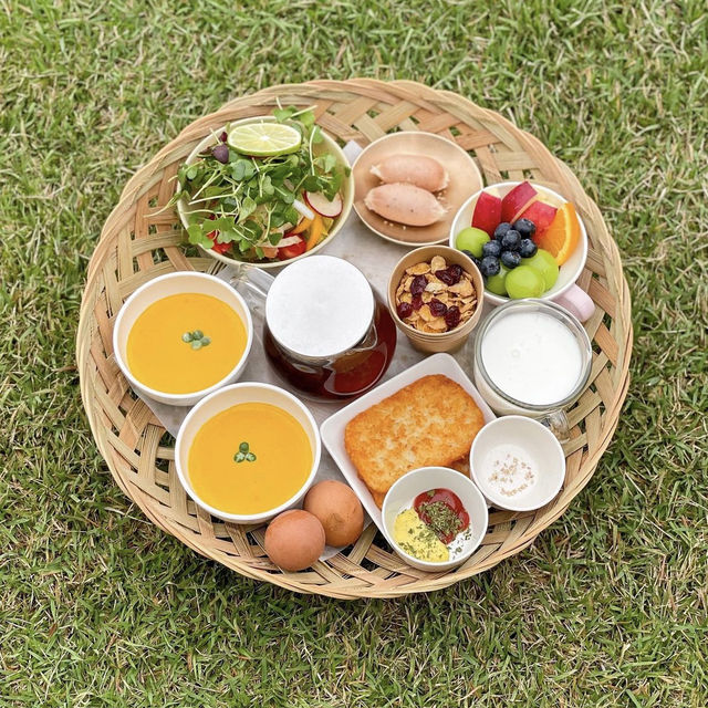 귀여운 댕댕이+조식 조합 충주숙소💛