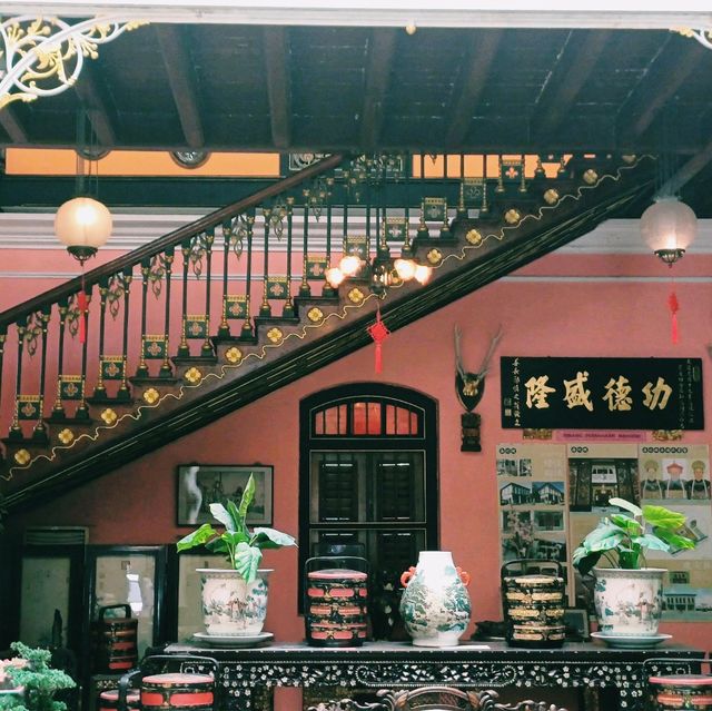 馬來西亞檳城喬治城著名標誌性博物館景點:檳城僑生博物館Pinang Peranakan Mansion，適合打卡拍照📸