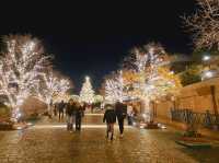 A Christmas illumination at Yebisu Garden