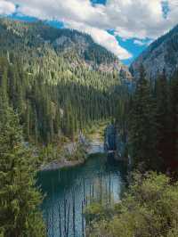 😭 UNIQUE LAKE ALERT - Hiking to Kaindy Lake 