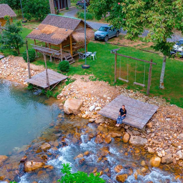 ลานกางเต็นท์ และที่พักติดริมน้ำสระบุรี