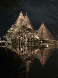 【石川】兼六園の夜間ライトアップ✨美しい雪吊り