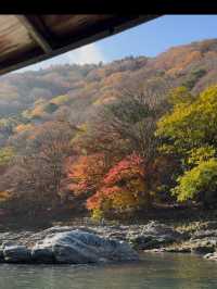 Yakatabune Boat Ride & Oden on a Boat: A Serene Autumn Escape on the Katsura River in Arashimaya