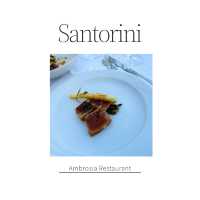 予約必須🇬🇷サントリーニの特別なレストラン🍽️🥀