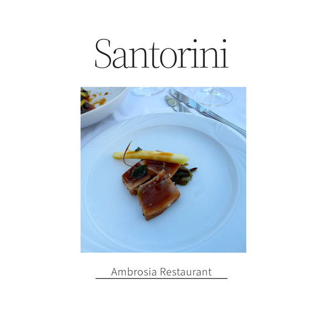 予約必須🇬🇷サントリーニの特別なレストラン🍽️🥀