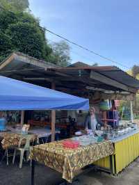 Traditional breakfast in Gunung Reng 