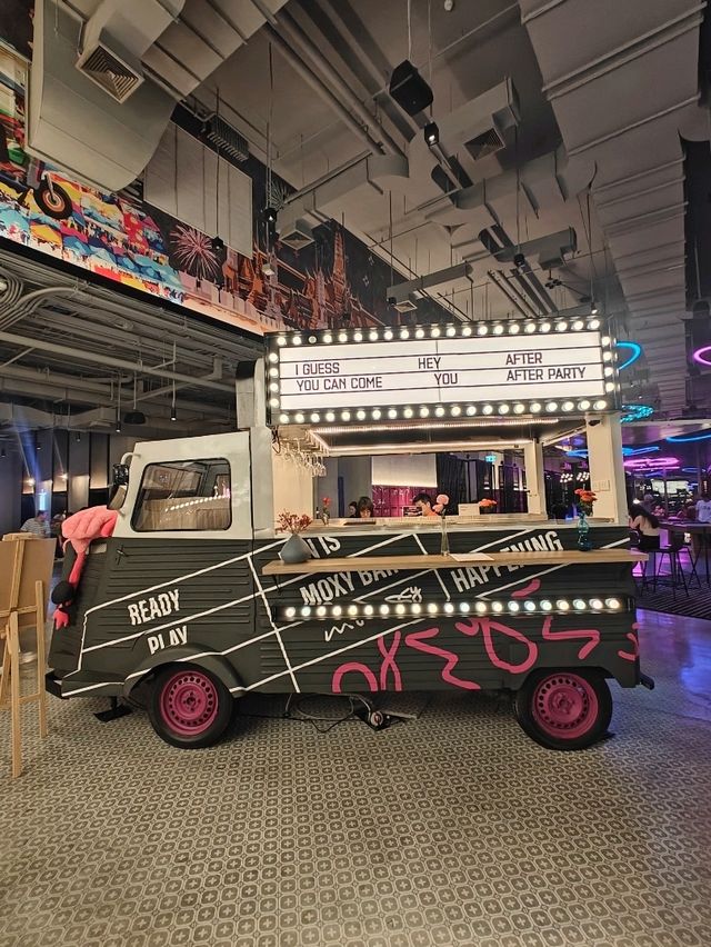 One Night in Bangkok Moxy!