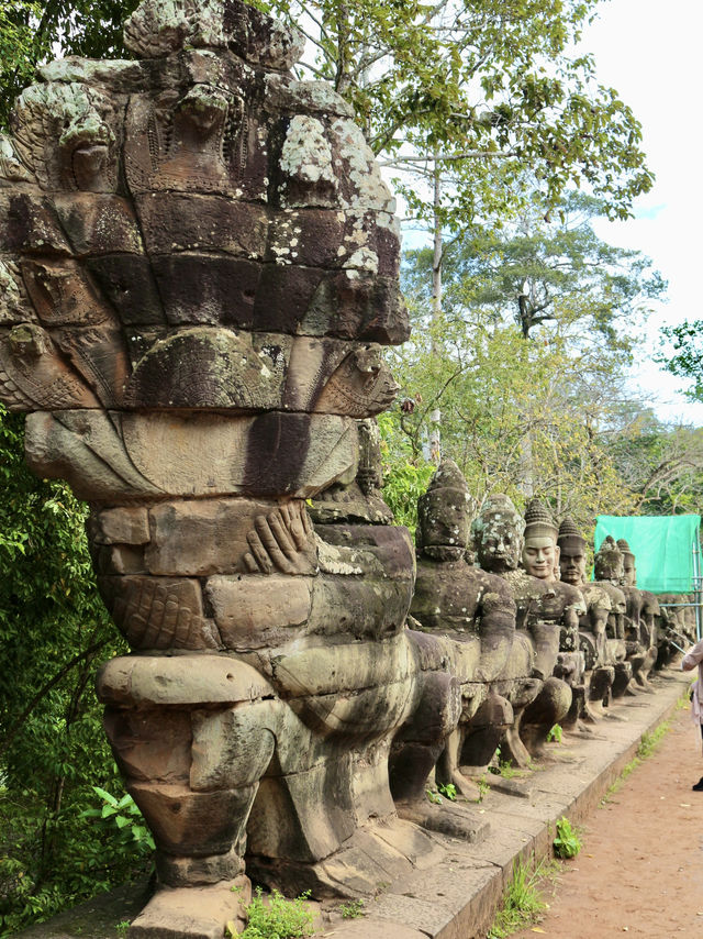 Masterpiece of History and Art: The South Gate of Angkor Thom