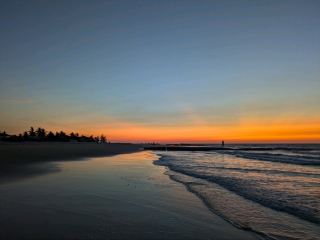 The sunset in Morondava.